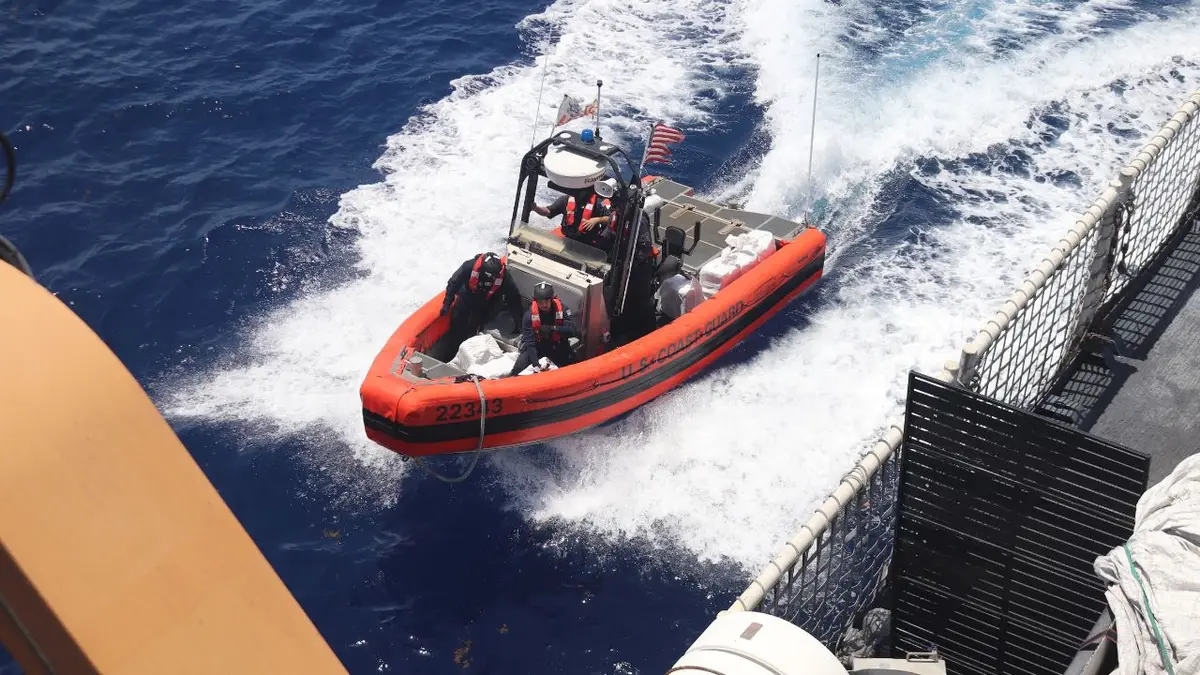 Brod obalne straže zabranjuje drogu na Karibima