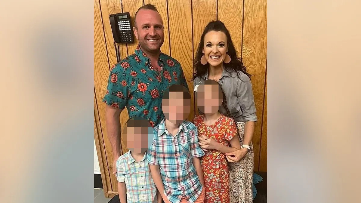 Obitelj pozira za sliku