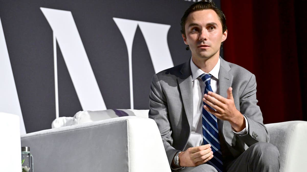 David Hogg, bivši potpredsjednik DNC -a, vidio je kako govori na panelu.