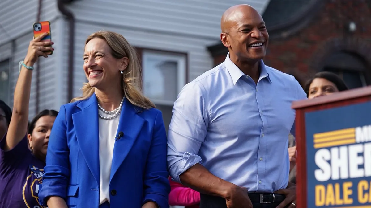 Zastupnik Mikie Sherrill iz New Jerseyja i guverner Marylanda Wes Moore