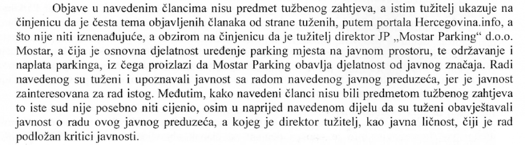 Mo parking presuda