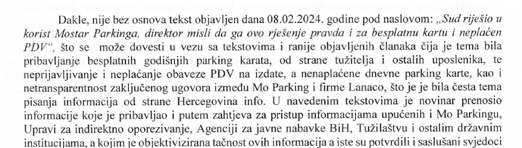 Mo parking presuda