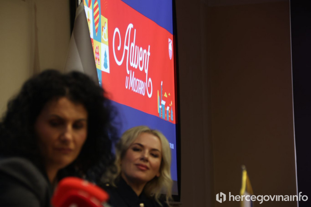 Predstavnici Grada Mostara predstavili su program Adventa i dočeka Nove 2026.