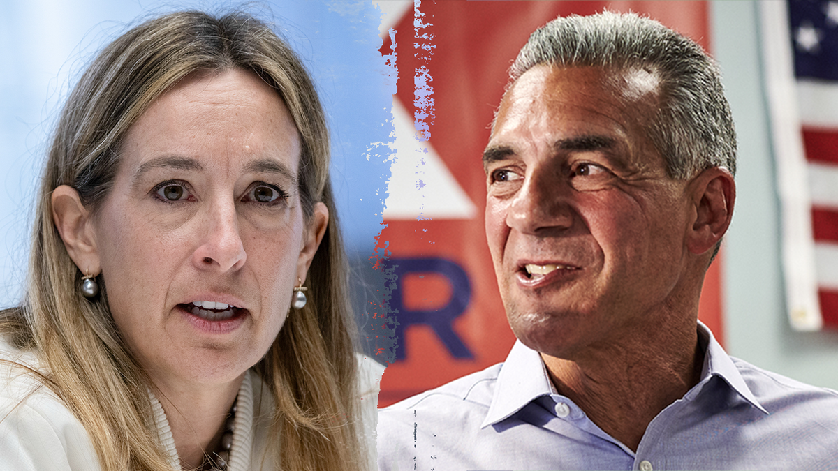 Kandidat GOP-a za guvernera New Jerseyja Jack Ciattarelli (desno) i kandidat demokrata za guvernera Mikie Sherrill (lijevo)