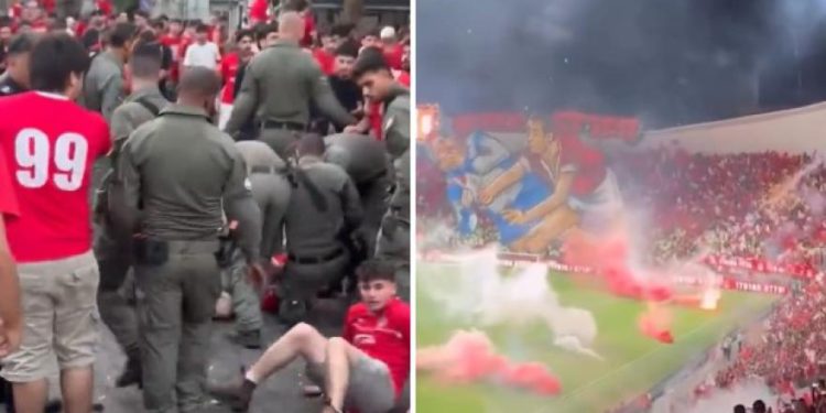 sukobi policije i navijača, derbi otkazan