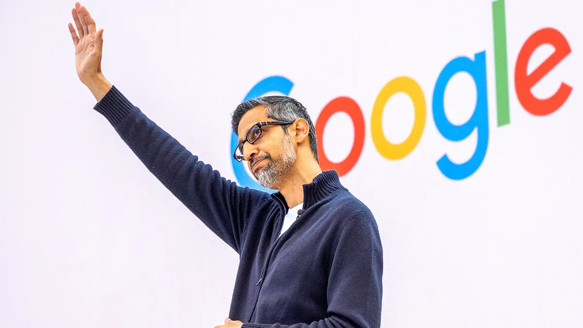 Sundar Pichai, Google logo podijeljena slika