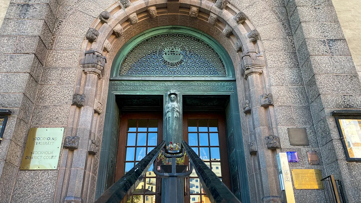Okružni sud u Stockholmu u Švedskoj.