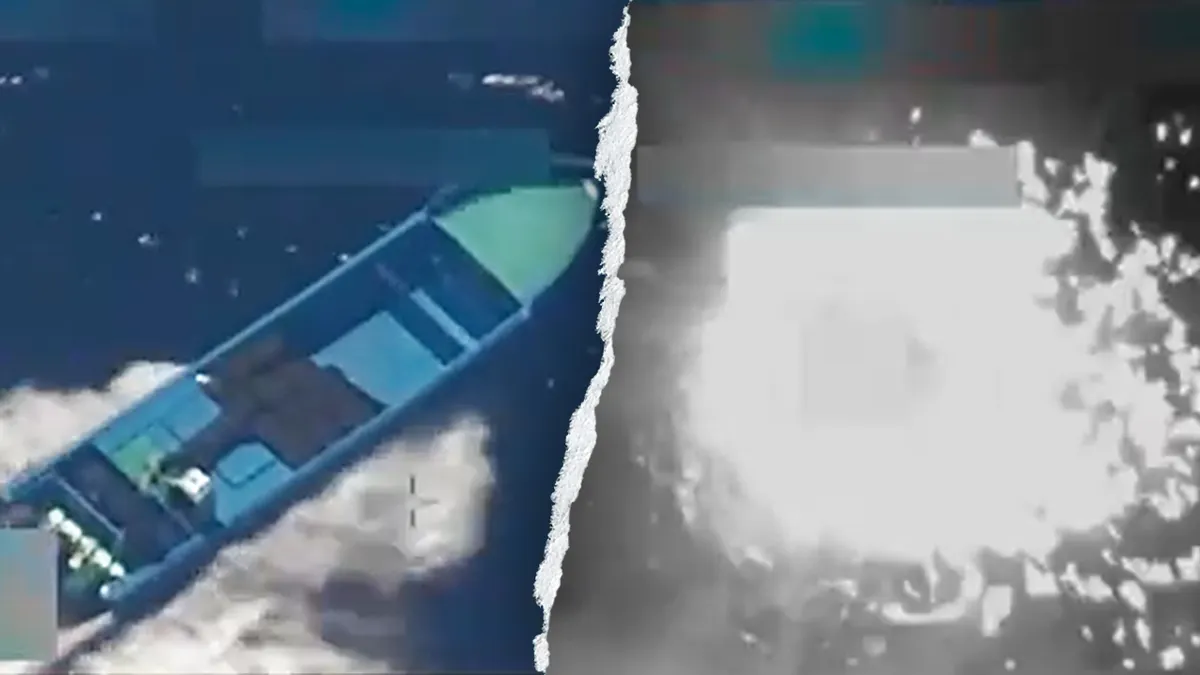 Brod s drogom uništen u eksplozivnom napadu američke vojske