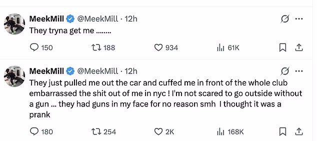 Reper je kasnije govorio o incidentu na X