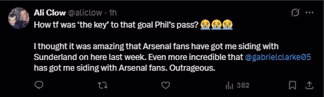 Pitanje novinara ITV-a Gabriela Clarkea izazvalo je zapanjene reakcije navijača Arsenala na X-u