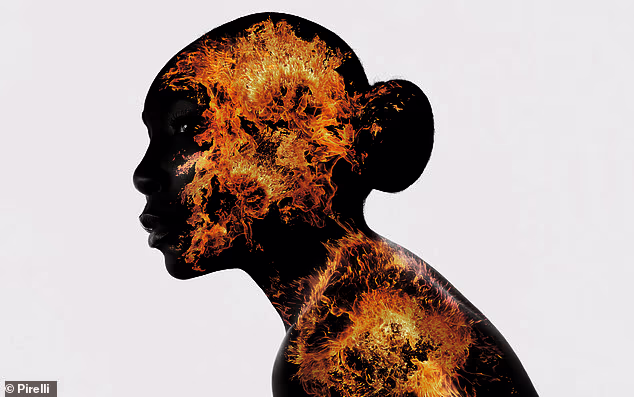 Teniska profesionalka Venus Williams pozirala je za ćudljivu siluetu koja je zatim istaknuta plamenom