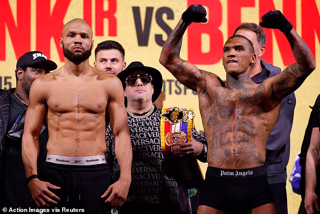 Eubank Jr ¿ koji je bio hospitaliziran dva dana nakon pobjede nad Bennom u njihovom prethodnom susretu u travnju nakon što se borio da izgubi potrebnu težinu - ovaj je put izgledao u boljoj formi