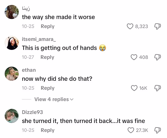 Mnogi su obožavatelji tvrdili da 's njezinom ogrlicom nije bilo ništa', a drugi su interakciju nazvali 'smiješnom'