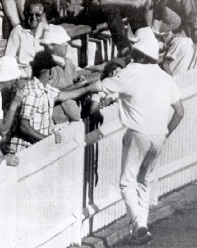 Snow was then grabbed by a drunken spectator on the boundary, and England captain Ray Illingworth led his team off the field in protest