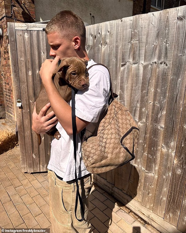 Holly je reagirala tako što mu je pokušala uzeti Freddyjevog psa - nasilnika po imenu Pablo - što ga je još više uzrujalo