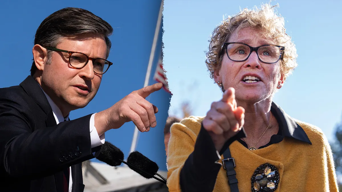 Govornik Mike Johnson sukobljava se s zastupnicom Chrissy Houlahan