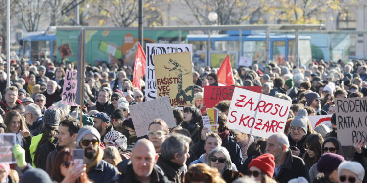Antifašisti marširaju Hrvatskom, sprema se drama: Pojavili se mladići u crnom, a to nije sve