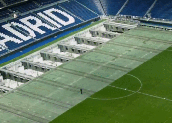 Bernabeu je transformiran za NFL: timelapse je hipnotičan