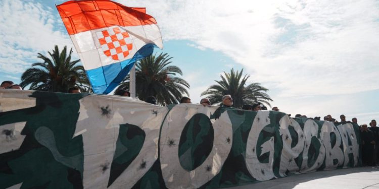 Dragovoljac Marko Rogić na prosvjedu u Splitu: “Danas smo ovdje jer je kap prelila čašu”