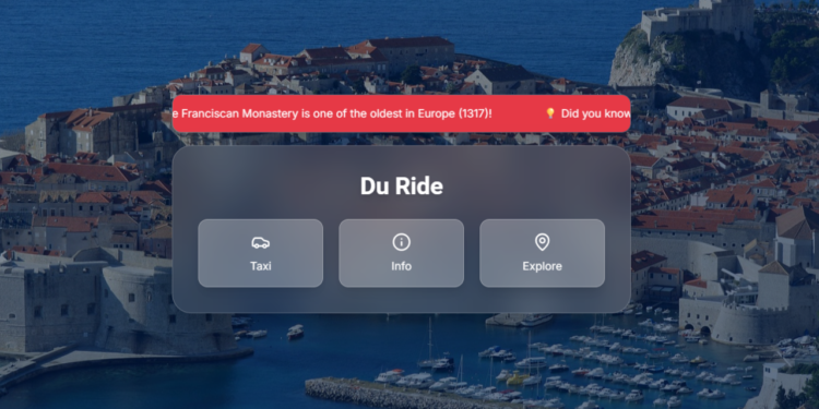 Dubrovnik i Dubrovačko-neretvanska županija dobivaju novu taksi aplikaciju: od ponedjeljka kreće domaća DU_RIDE, pogledajte što sve nudi