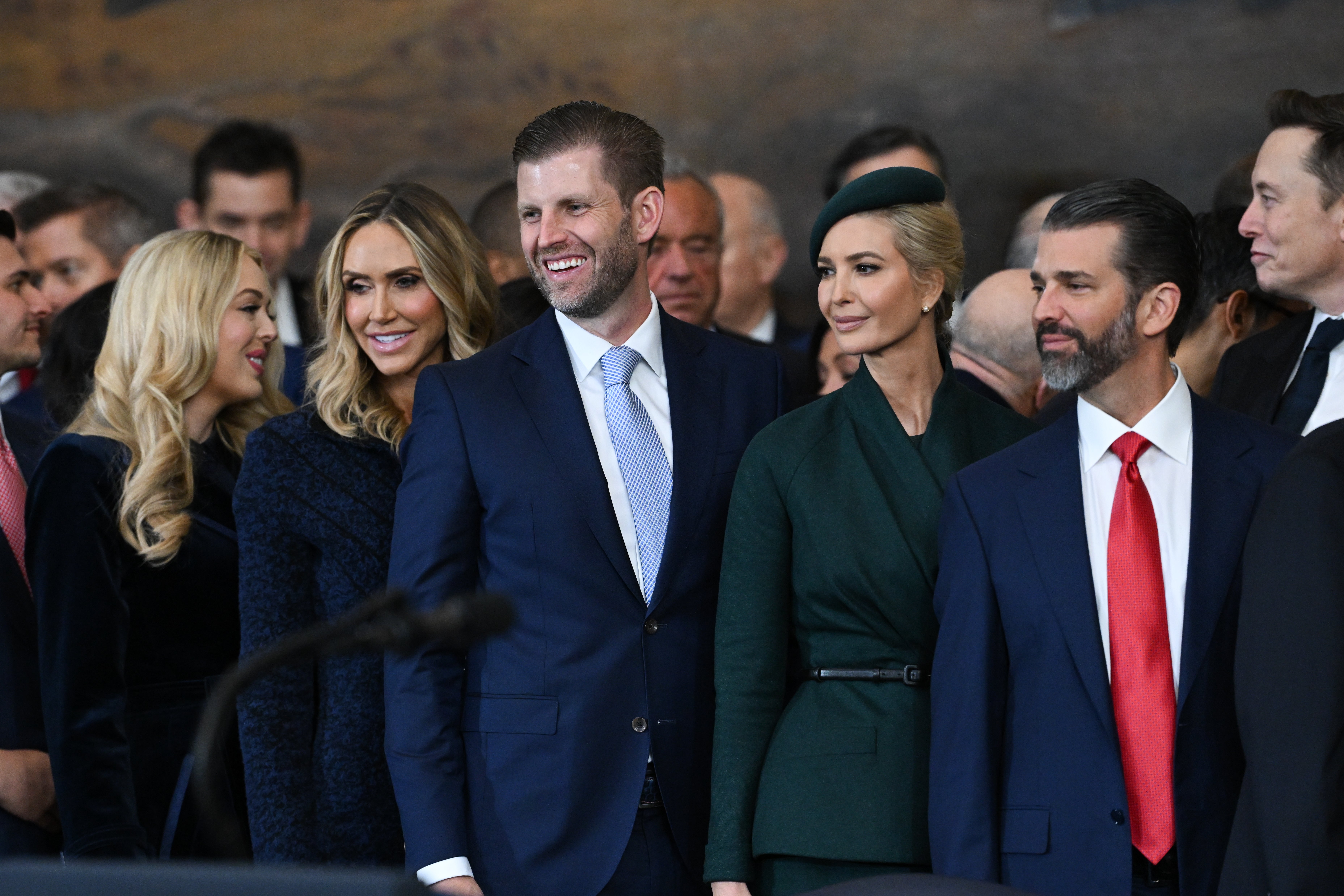Don Jr i njegova braća i sestre nazoče očevoj drugoj inauguracijskoj ceremoniji u Capitol Rotondi 20. siječnja ove godine