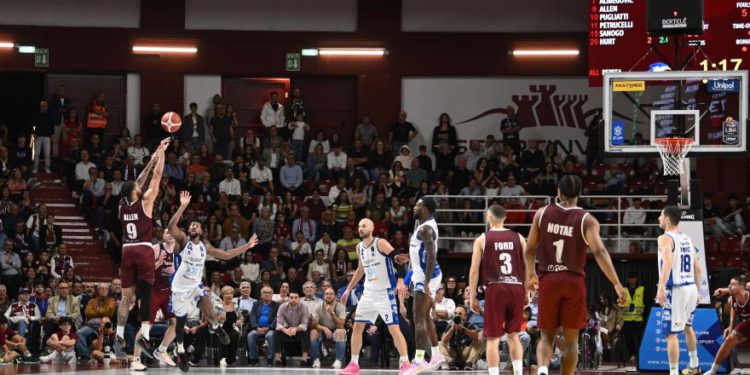 Hurt i Allen glacial, Trapani pobjeđuje Bresciju u sprintu: istaknuto