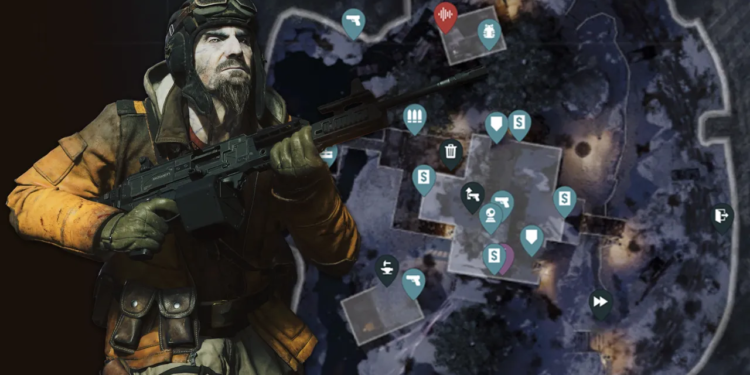 Interaktivna karta Call of Duty: Black Ops 7 Ashes of the Damned