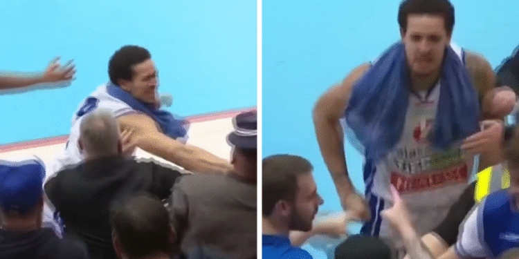 Ludilo u Mađarskoj, košarkaš udario navijača: pogledajte napad