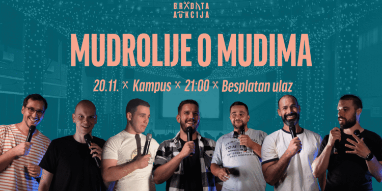 Mudrolije o mudima: Besplatni stand-up za studente na Kampusu