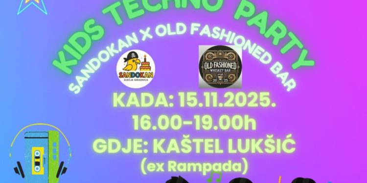 PRVI KIDS TECHNO PARTY U HRVATSKOJ: Mali Kaštelani plešu uz DJ-a, svjetla i dječje koktele!