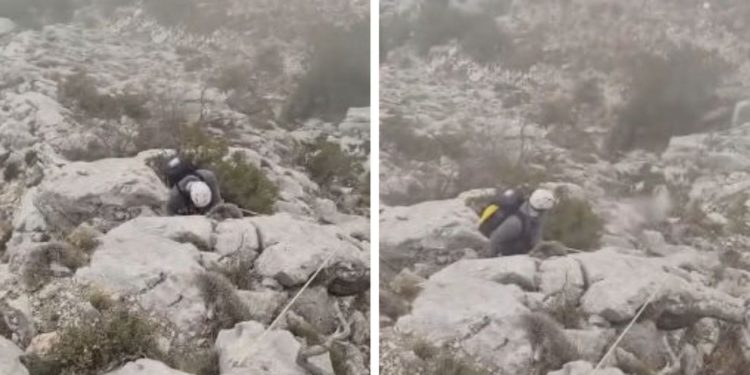 Planinar se spuštao niz Biokovo kada je nastao odron. Prava je sreća da ispod nije bilo nikoga