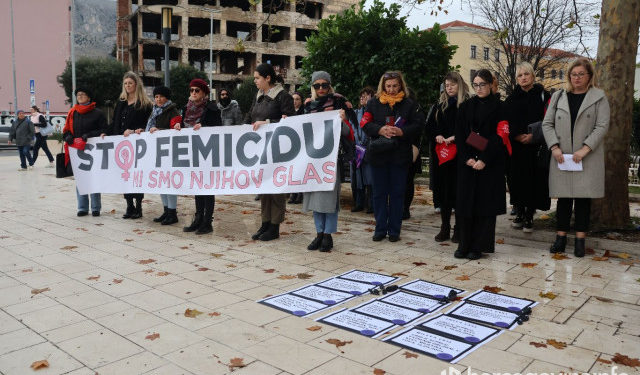 Prosvjedna šetnja protiv femicida u Mostaru