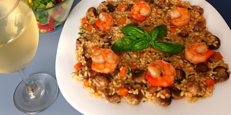 RIŽOT OD KOZICA I ŠAMPINJONA