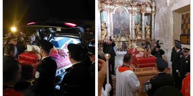 Relikvije blaženog Alojzija Stepinca stigle u Krašić: Nadbiskup Kutleša pozvao vjernike na hodočašće
