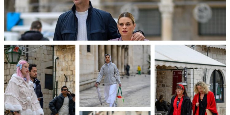 Šetači na Stradunu prkosili kiši i sivilu s nadom da će sljedeće subote ugođaj biti skroz drugačiji…