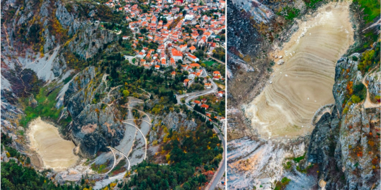 Slobodna Dalmacija – FOTO Žalosni prizori u Imotskom! Jezero ostalo bez kapi vode; nekada su padali rekordi. Fotografije su fascinantne