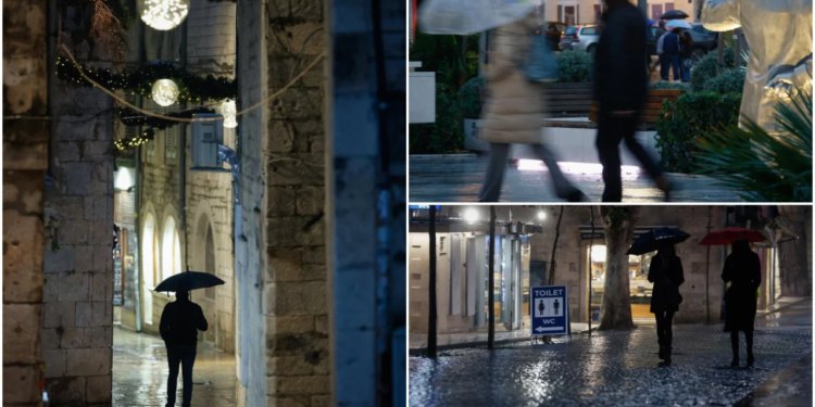 Slobodna Dalmacija – FOTO i VIDEO Snažno nevrijeme ispraznilo gradske ulice, kiša izazvala potpuni kaos u prometu