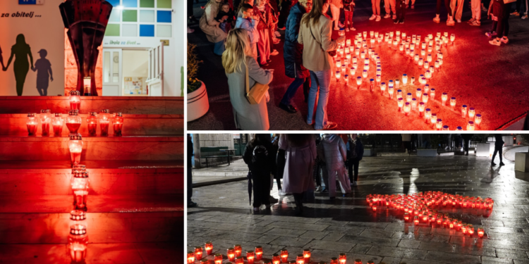 Slobodna Dalmacija – Imotski učenici odali počast Vukovaru i Škabrnji, ulice grada zasjale su uz stotine lampiona