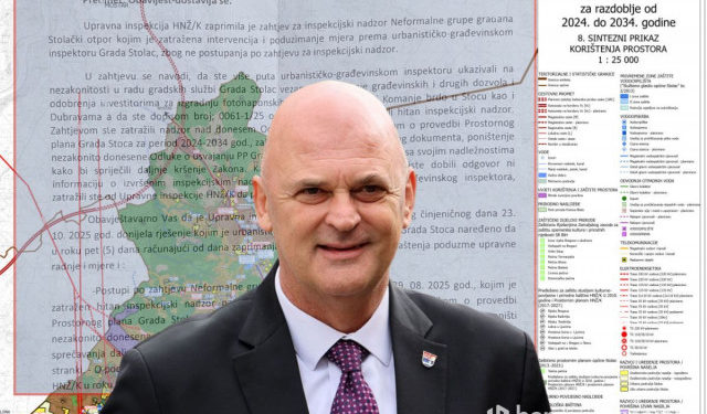 Stolac: Inspektor zabranio provođenje Prostornog plana 2024–2034, sve izdane dozvole mogle bi biti poništene