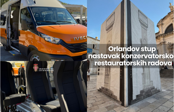 Tjedan u retrovizoru: Libertas ima novo vozilo za osobe s invaliditetom, Orlandov stup ulazi u završnu fazu obnove