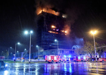 Tomašević o uzroku požara Vjesnika: ‘Postoje neke sumnje’