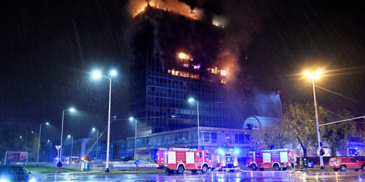 Tomašević o uzroku požara Vjesnika: ‘Postoje neke sumnje’