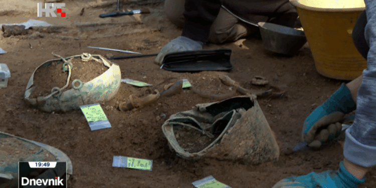 U Hrvatskoj otkrivena grobnica moćnog ratnika i bogate plemkinje