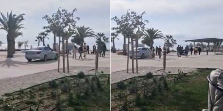 VIDEO Neki lik vozio BMW-a po Žnjanu, pogledajte snimku