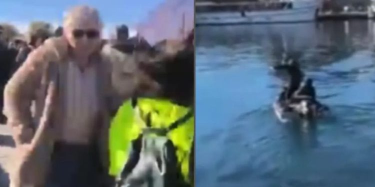 VIDEO Prosvjednici napadnuti bojom na Dalmatinskom maršu