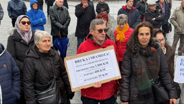 VIDEO Umirovljenici u Tuzli traže veće mirovine
