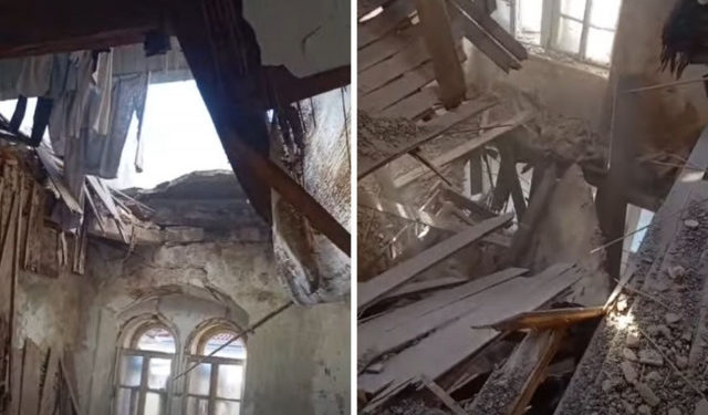 VIDEO Urušio se strop iznad ambulante u Mostaru, srećom bez ozlijeđenih