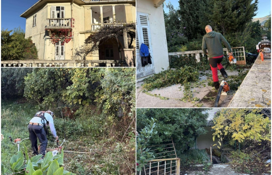Vila Salvator ima novog vlasnika: Čisti se izraslo raslinje i smeće