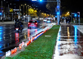 Zagrepčani duž Vukovarske ulice zapalili svijeće, stigao i Tomašević: ‘Uoči Dana sjećanja’