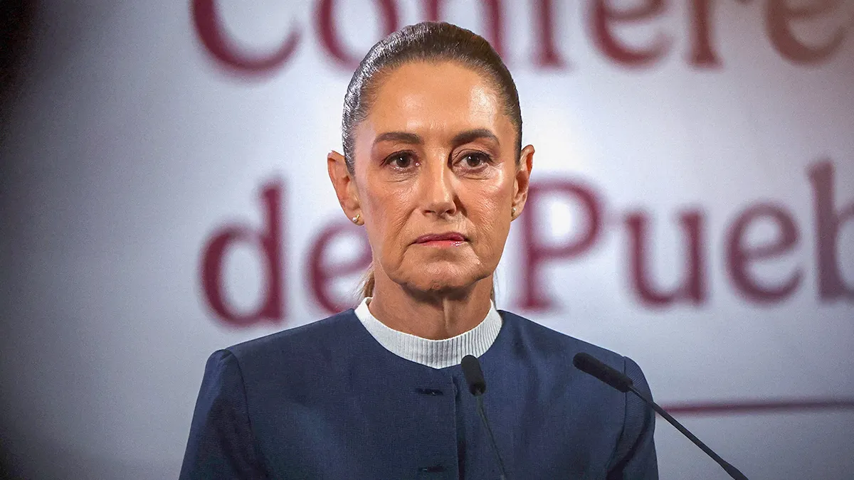 Meksička predsjednica Claudia Sheinbaum na konferenciji za novinare